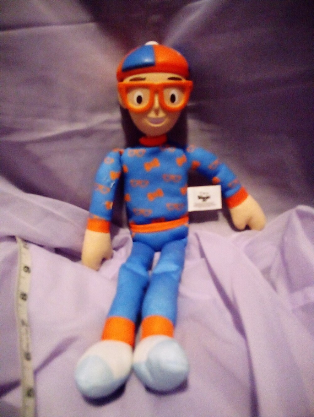Blippi Talking Hard Head Plush Body Doll 16 Inch